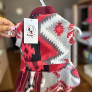 Roupinha de Soft/Microsoft  - Laluna   (Vestidinho com Estampa Vermelha )
