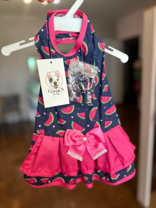 Vestido Estampado Com Melancias - Laluna