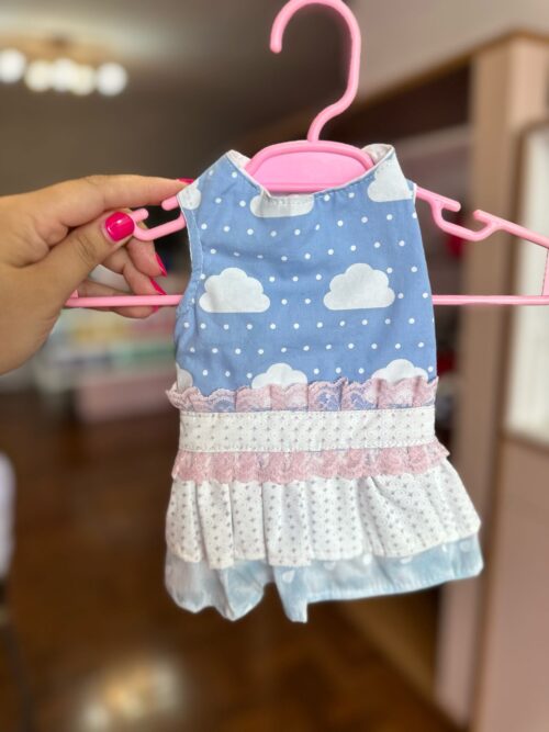 Vestido Nuvens e Hello Kitty - Oh My Dog