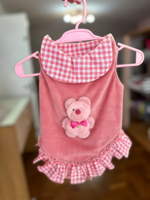 Capa/Casaco Urso Xadrez - Oh My Dog