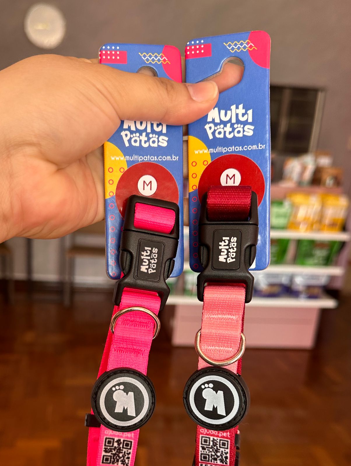 Coleira Premium- Multipatas Com QR Code